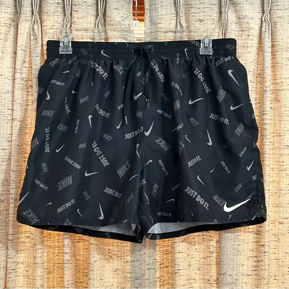 Nike "Just Do It" Print Swim Trunks - XXL